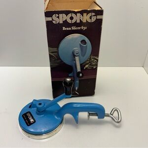 Spong vintage rotating bean slicer 632, made in England